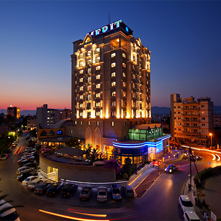 2/20/2014 tarihinde Merit Lefkoşa Hotel &amp; Casinoziyaretçi tarafından Merit Lefkoşa Hotel &amp; Casino'de çekilen fotoğraf