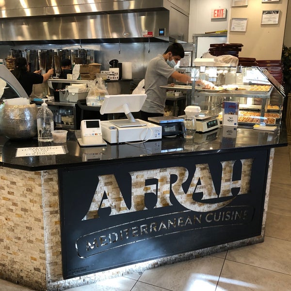 Photo taken at Afrah Mediterranean Restaurant &amp; Pastries by MOHAMD on 4/6/2022