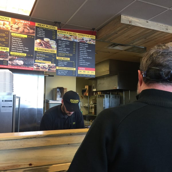 Photo taken at Dickey&#39;s Barbecue Pit by Byron on 12/30/2015