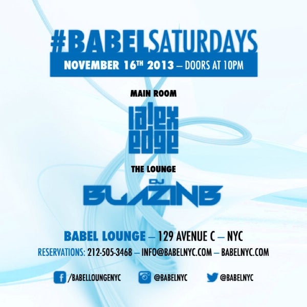 Photo taken at Babel Lounge by DJ BlaZin B on 11/17/2013