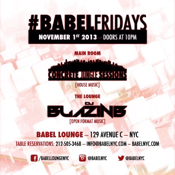 รูปภาพถ่ายที่ Babel Lounge โดย DJ BlaZin B เมื่อ 11/2/2013