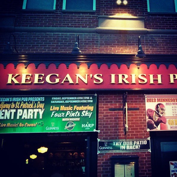 รูปภาพถ่ายที่ Keegan&#39;s Irish Pub โดย Jonathon H. เมื่อ 8/14/2013
