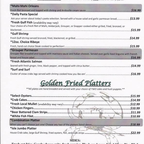 Emerald Isle Seafood Seafood Restaurant