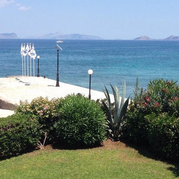 Photo taken at Hotel Spetses by Sevi L. on 6/7/2014