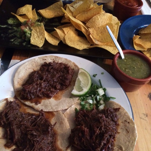 Beef cheek tacos are fantastic and the guac is great too!