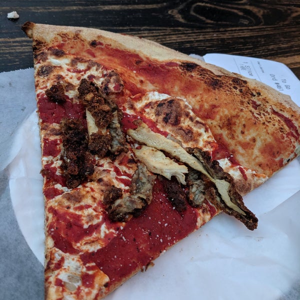 Photo taken at Tony&#39;s Coal-Fired Pizza &amp; Slice House by Michelle on 6/25/2019