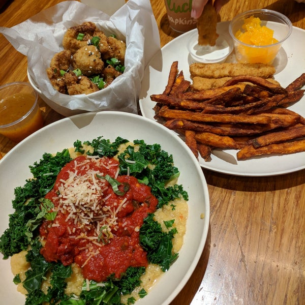 Photo taken at Veggie Grill by Michelle on 3/12/2018