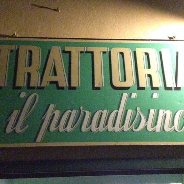 Photo prise au Trattoria Paradisino par Marco M. L. le8/13/2014