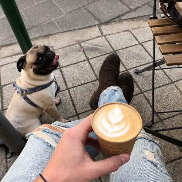 Photo taken at Coffee Stand Gutenberg by András H. on 4/14/2018