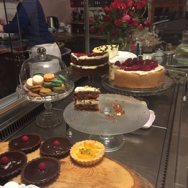 I tried different cakes here and each one is handmade and absolutely delicious. They are all handmade with organic ingredients