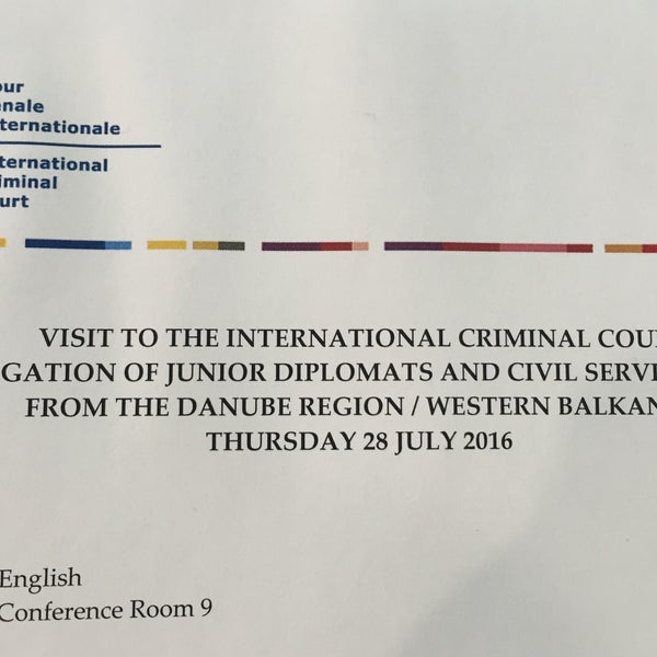 รูปภาพถ่ายที่ International Criminal Court โดย Maja P. เมื่อ 7/28/2016