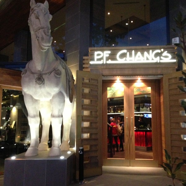 Photo taken at P. F. Chang&#39;s by Burcak O. on 4/21/2013
