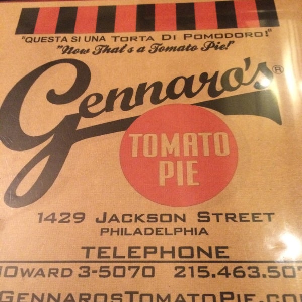 Photo taken at Gennaro&#39;s Tomato Pie by Marc P. on 12/20/2014