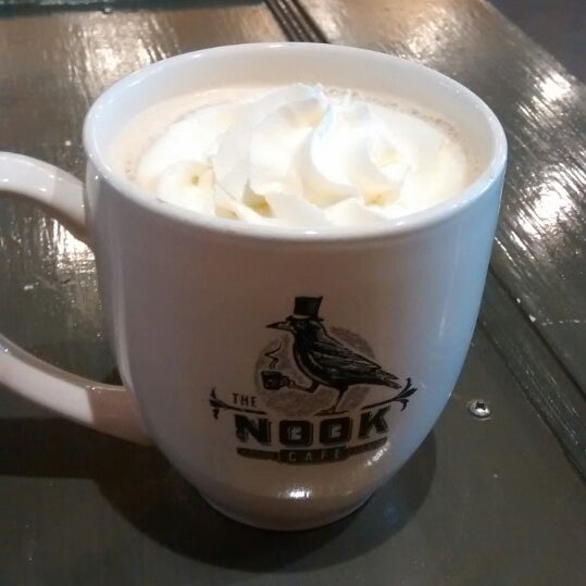 Photo taken at The Nook Cafe by Sofia R. on 3/17/2014