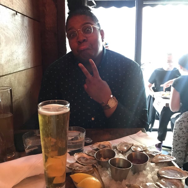 Photo taken at Upstate Craft Beer and Oyster Bar by Minji K. on 5/15/2019