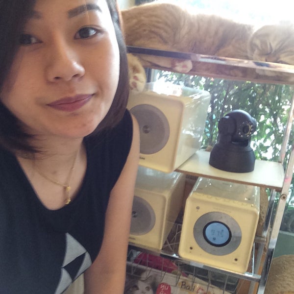 Photo taken at Kitty Cat Café by I&#39;m AoR_89 on 3/8/2015