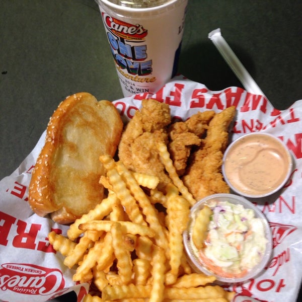 Photo taken at Raising Cane&#39;s Chicken Fingers by Ayman A. on 2/22/2014