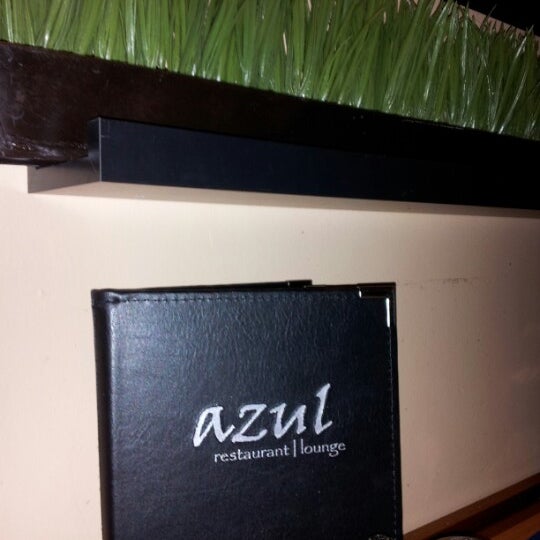Photo taken at Azul Restaurant &amp; Lounge by Motty C. on 9/28/2012