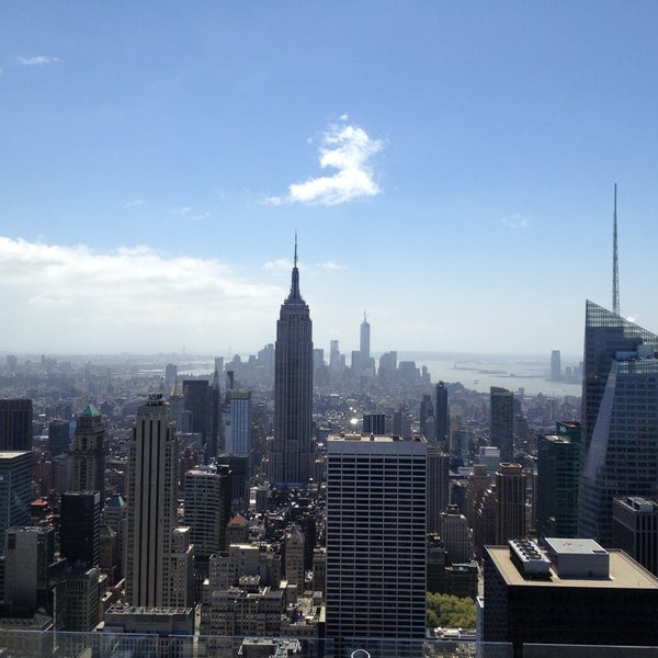 Photo taken at Top of the Rock Observation Deck by Ahmed Y. on 5/5/2013
