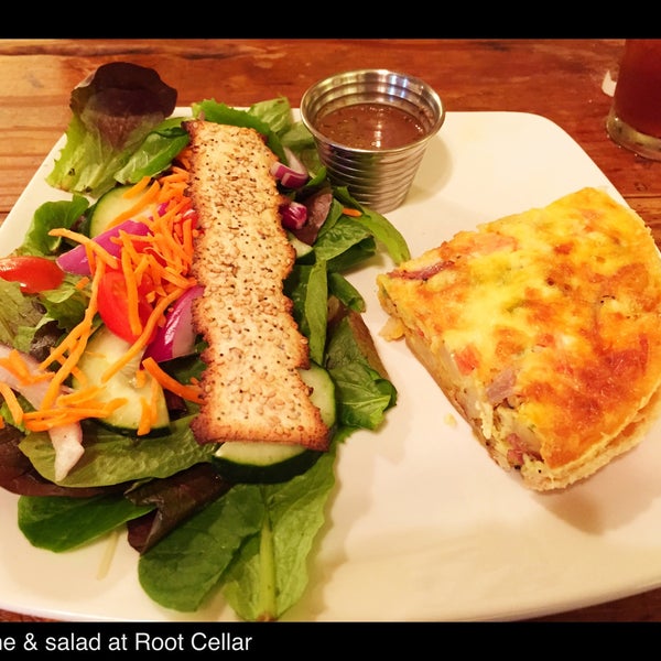 Photo taken at Root Cellar Cafe by Amy M. on 1/31/2015
