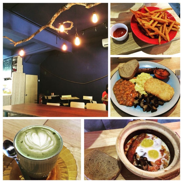 Cafe with real food rather than just coffee n dessert. Definitely worth trying their food here. Love the sweet potato fries. Matcha latte good. Music playlist awesome too. Great place to hang out.