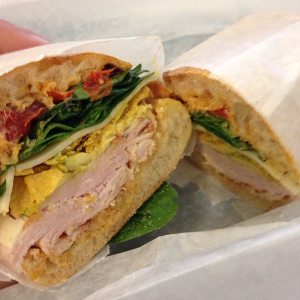 Turkey sandwich is delicious.