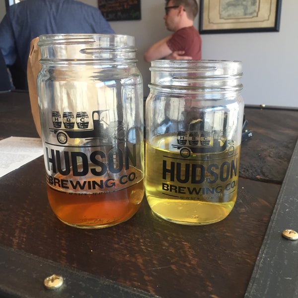 Opened in Feb. 2016, this awesome brewery tasting room is across from Hudson train station. Awesome cider, wine, and beer on tap. Great cheap daily grub specials. Perfect spot to wait for your train