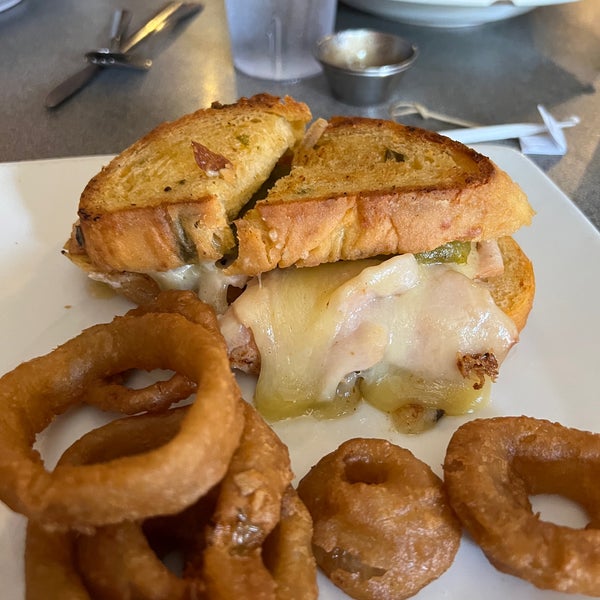 Everyone raves about the breakfast and my son did enjoy the Lobster Benedict, but the Santa Fe Turkey and Onion Rings were quite tasty as a lunch option.