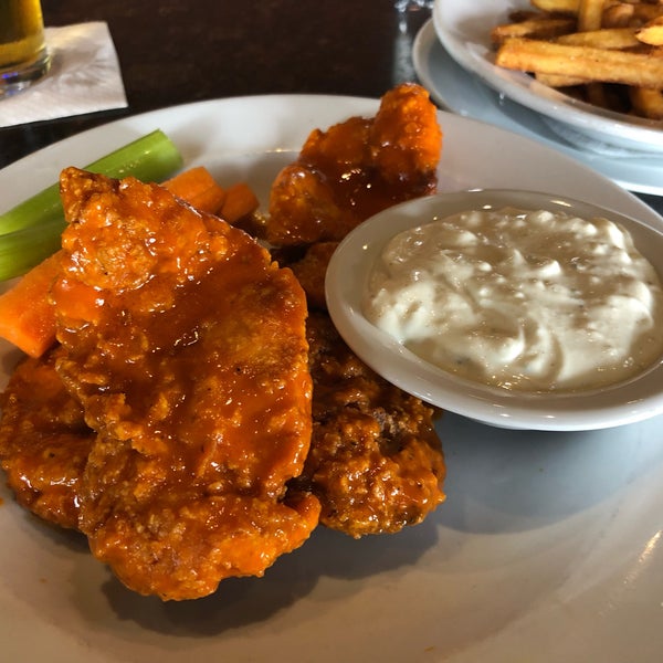 Buffalo Chicken Tenders!  Best in Charlotte (aside from Tavern on the Tracks, which is their sister restaurant so I guess it’s a tie).