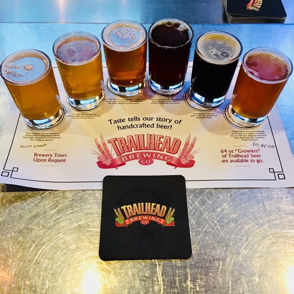 Photo taken at Trailhead Brewing Co. by Zack K. on 7/28/2018