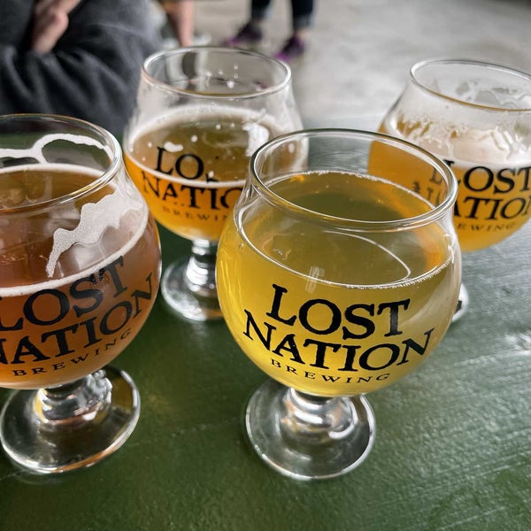 Photo taken at Lost Nation Brewing by Timothy R. on 10/9/2021