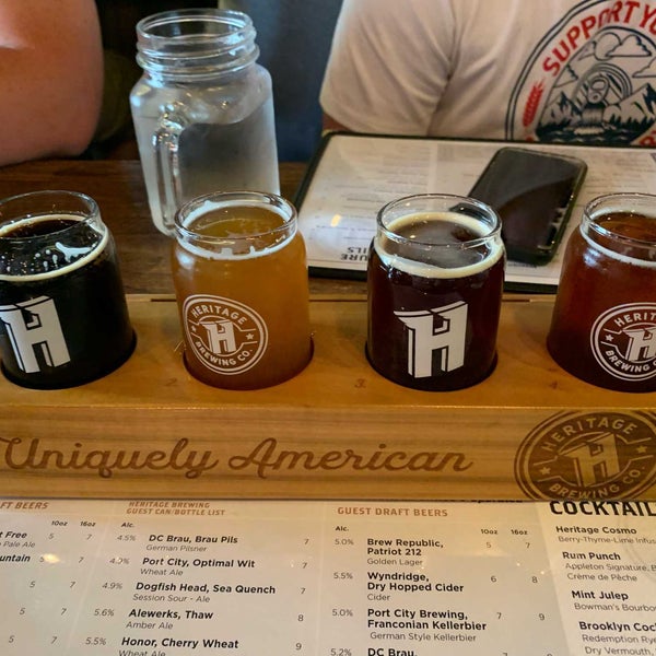 Photo taken at Heritage Brewpub &amp; Roastery by Timothy R. on 6/28/2019