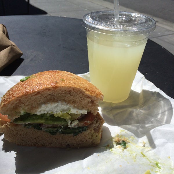 The Balt Sandwich and lemonade! Yum 😋