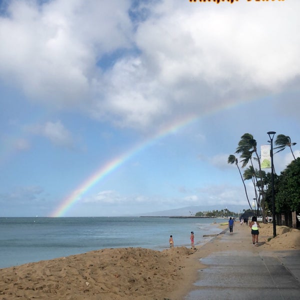 Photo taken at Waikiki Beach Walk by Feras on 1/1/2021