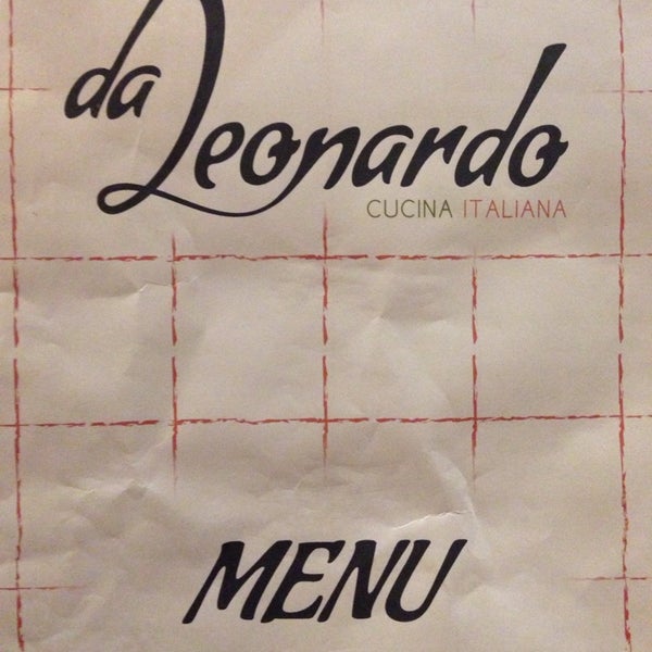 4/12/2014 tarihinde Vasilis A.ziyaretçi tarafından Da Leonardo Cucina Italiana'de çekilen fotoğraf