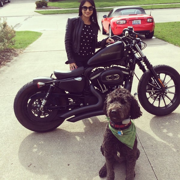 4/28/2014 tarihinde Reneta T.ziyaretçi tarafından Lucky Harley-Davidson'de çekilen fotoğraf