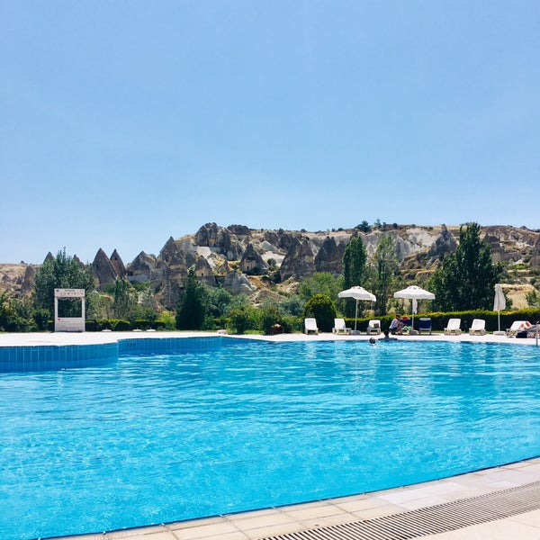 Das Foto wurde bei Tourist Hotels &amp; Resorts Cappadocia von Özlem A. am 7/14/2019 aufgenommen