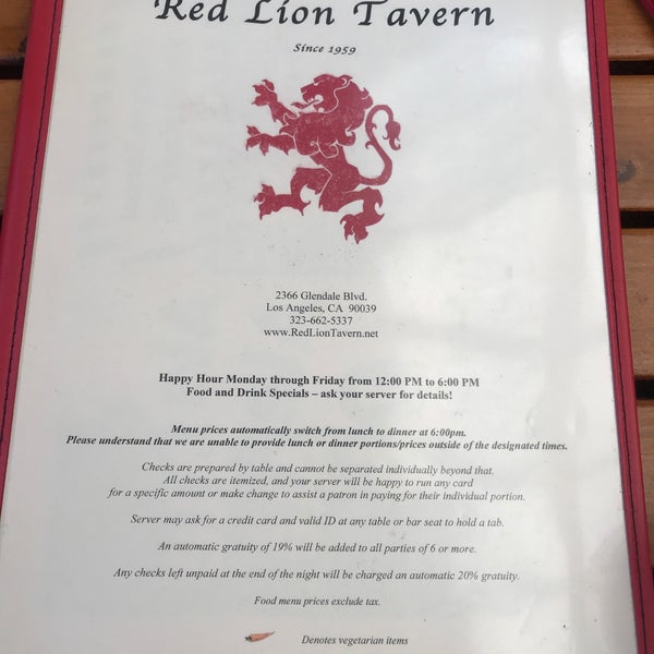 Foto tomada en Red Lion Tavern  por Stabitha C. el 9/1/2019