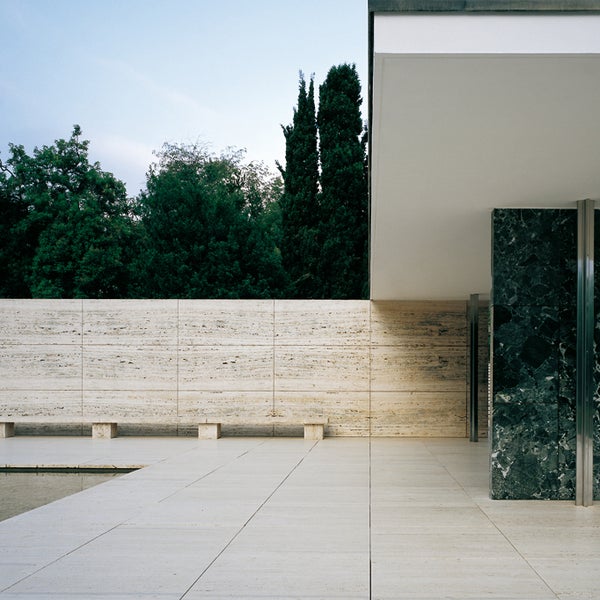 Photo taken at Mies van der Rohe Pavilion by Mies van der Rohe Pavilion on 7/15/2015