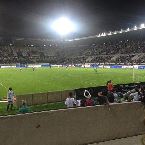 Photo taken at Estádio D. Afonso Henriques by André C. on 9/17/2016