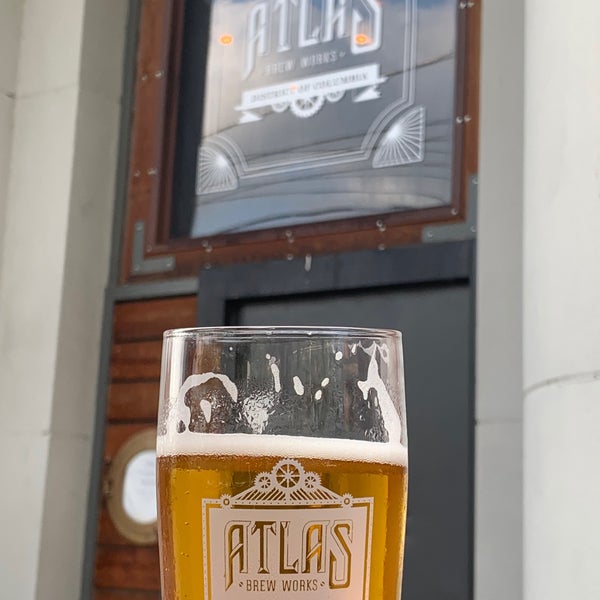 Photo taken at Atlas Brew Works by Stephen O. on 8/1/2021