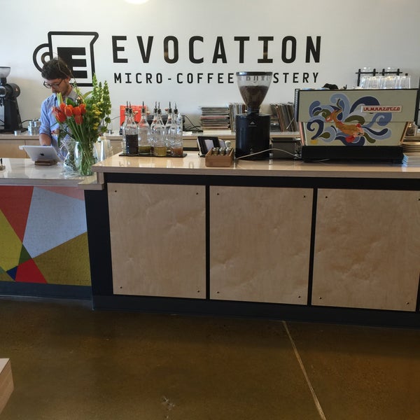Photo taken at Evocation Coffee by Brian S. on 1/29/2016