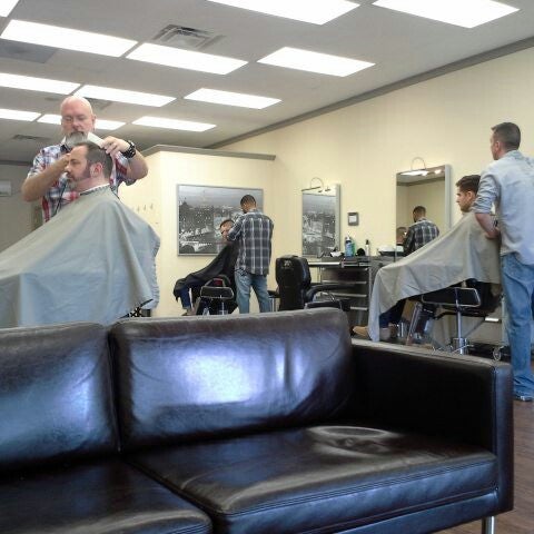 Photo taken at Piedmont Barbers by Orlando O. on 6/25/2014