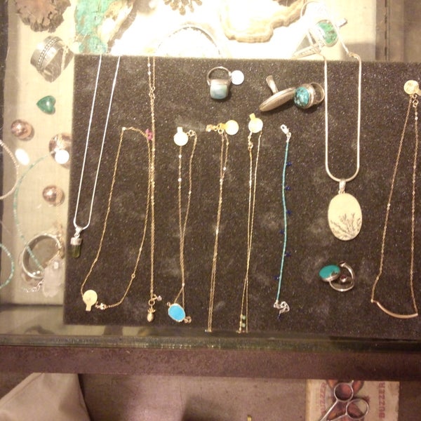 beautiful and unique handmade jewelry at very reasonable prices. amazing vintage art & pottery too.