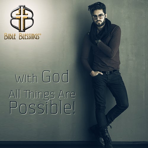 Nothing is impossible when you have faith. Bible Blessings Authentic Bible Belts, designed to be a tangible symbol of your faith. http://ow.ly/ww4mx #biblebelts