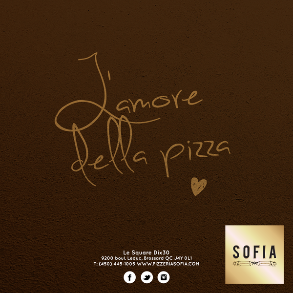 รูปภาพถ่ายที่ Pizzeria Sofia โดย Pizzeria Sofia เมื่อ 1/18/2014