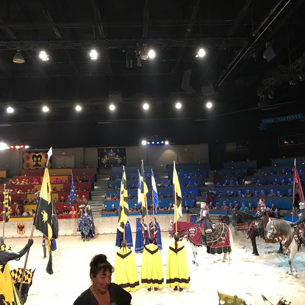 Photo taken at Medieval Times Dinner &amp; Tournament by Alina S. on 7/22/2017