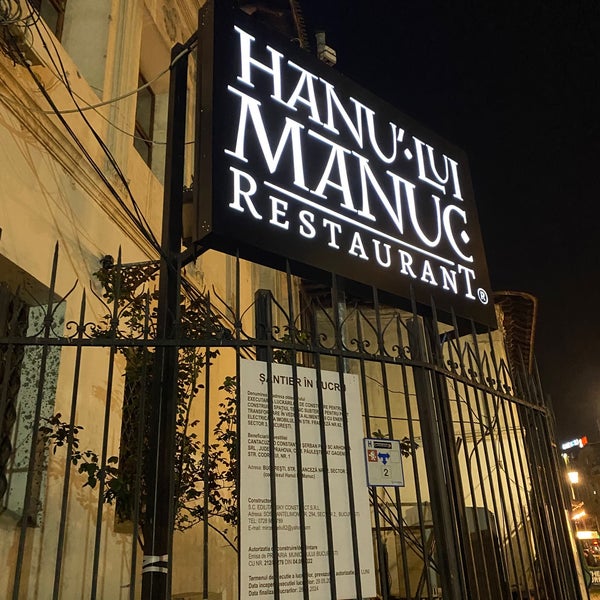 Photo taken at Restaurant &quot;Hanu&#39; lui Manuc&quot; by Gerald M. on 3/17/2024