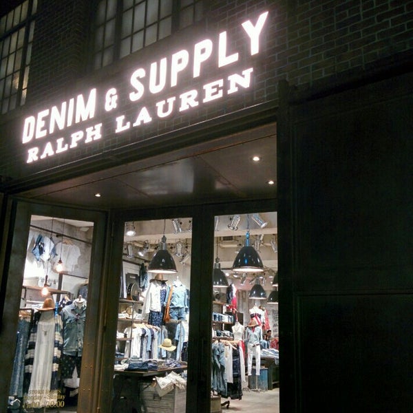次での写真 Denim Supply Ralph Lauren デニム サプライ ラルフローレン キャットストリート 閉業 北青山 1つのtip