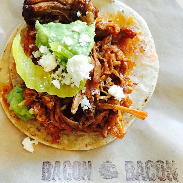 Photo taken at Bacon Bacon by Melissa Y. on 3/29/2015